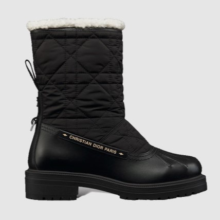 DIOR 디올 여성용 부츠 프로즌 디 방한 앵클 부츠 KCI95