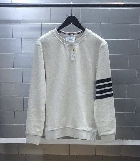 THOM BROWNE 톰브라운 사선완장 스웻 맨투맨