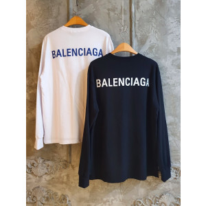 BALENCIAGA 발렌시아가 로고 옆트임 긴팔