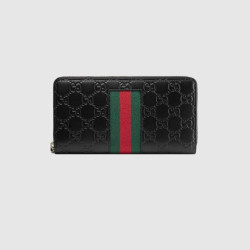 GUCCI 구찌 장지갑 시그니처 웹 408831