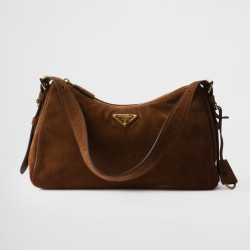 PRADA  프라다 에메 미디엄 스웨이드 숄더백 1BC229