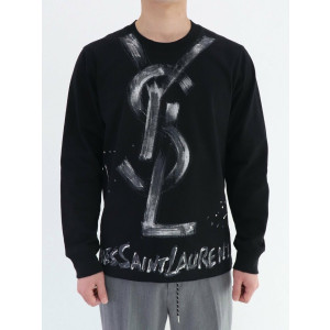 SAINT LAURENT 생로랑 로고 핸드페인팅 맨투맨