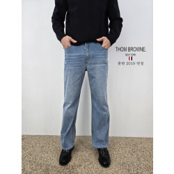 THOM BROWNE 톰브라운 세미 일자 청바지
