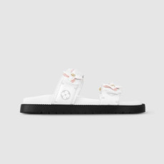 LOUIS VUITTON 루이비통 여성용 선셋 플랫 컴포트 뮬 1AD7ZQ 2COLOR