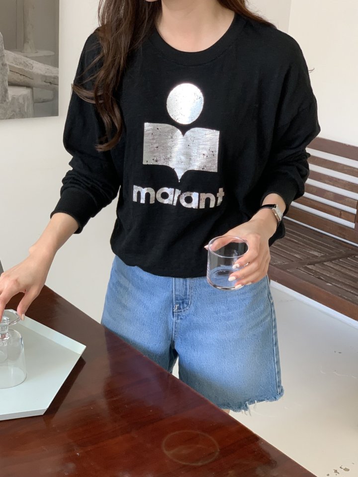 ISABEL MARANT 이자벨마랑 클로위아 슬라브 긴팔 2COLOR