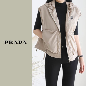 PRADA 프라다 후드 조끼 2COLOR