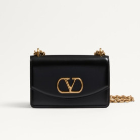 VALENTINO 발렌티노 가라바니 베인 유광 카프스킨 스몰 숄더백 3COLOR