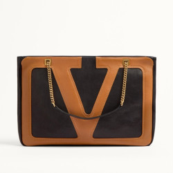 VALENTINO 발렌티노 가라바니 비바 슈퍼스타 나파 레더 미디엄 쇼퍼백 2COLOR