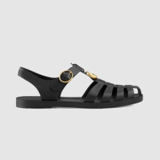 GUCCI 구찌 여성용 러버 버클 스트랩 샌들 463463