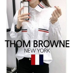 THOM BROWNE 톰브라운 삼선 포인트 남방
