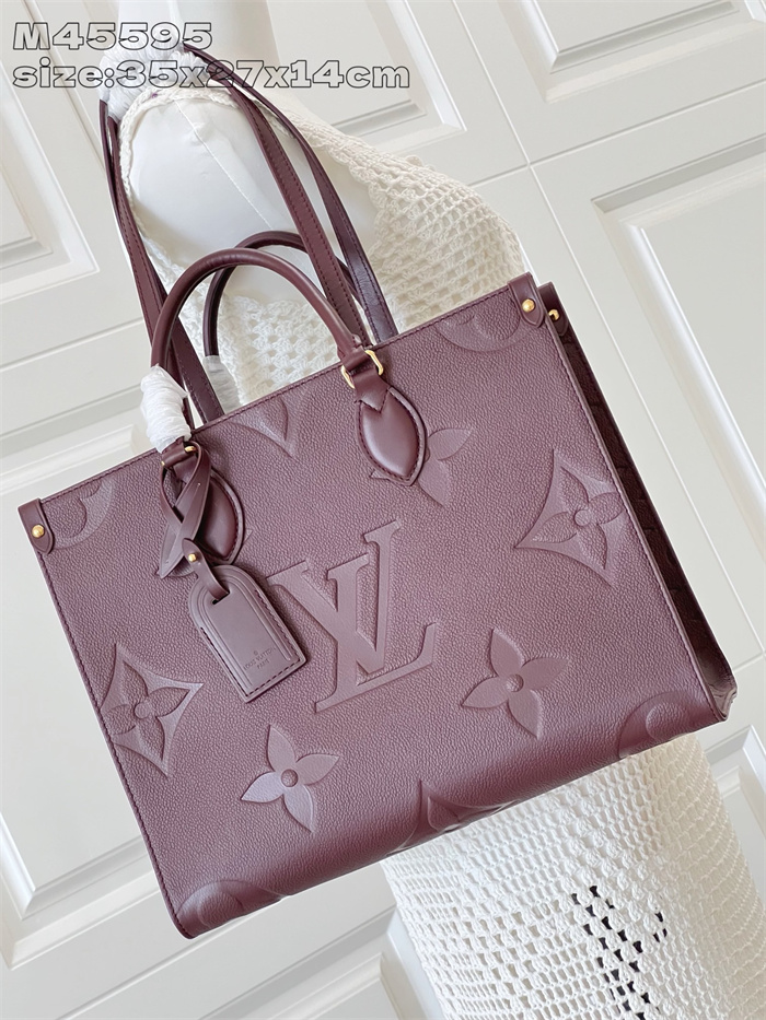 LOUIS VUITTON 루이비통 온더고 토트백 MM M45595