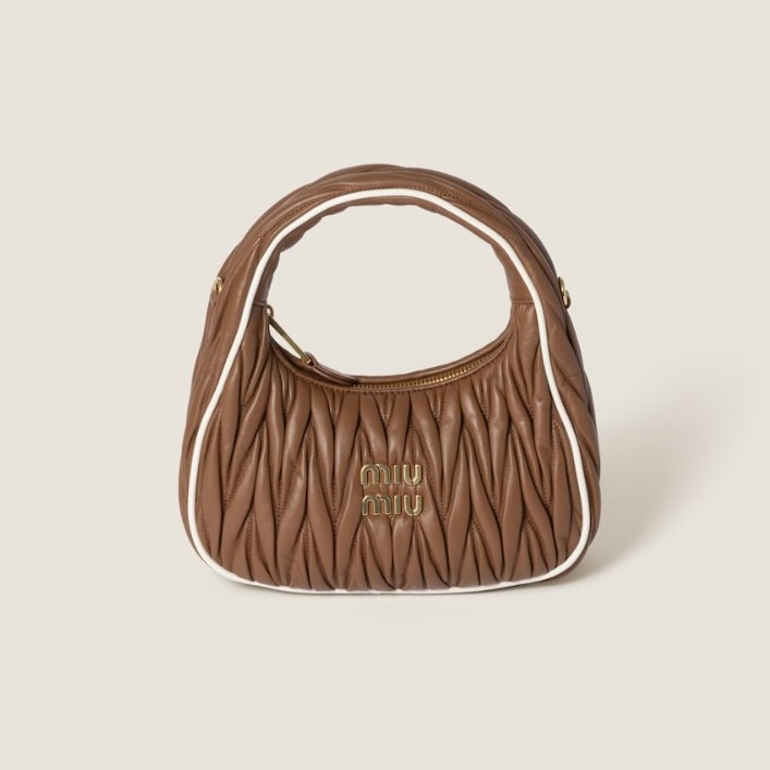 MIUMIU 미우미우 완더 마테라쎄 나파 가죽백 5BC125 4COLOR