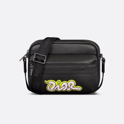 DIOR 디올 Rider 2.0 DIOR AND KAWS 미니 지퍼 메신저백 2ESWS