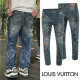 LOUIS VUITTON 루이비통 멀티 다미 프린트 워싱 슬림진