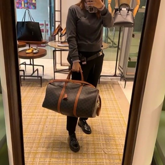 CELINE 셀린느 라지 트리오페 트래블백 190672