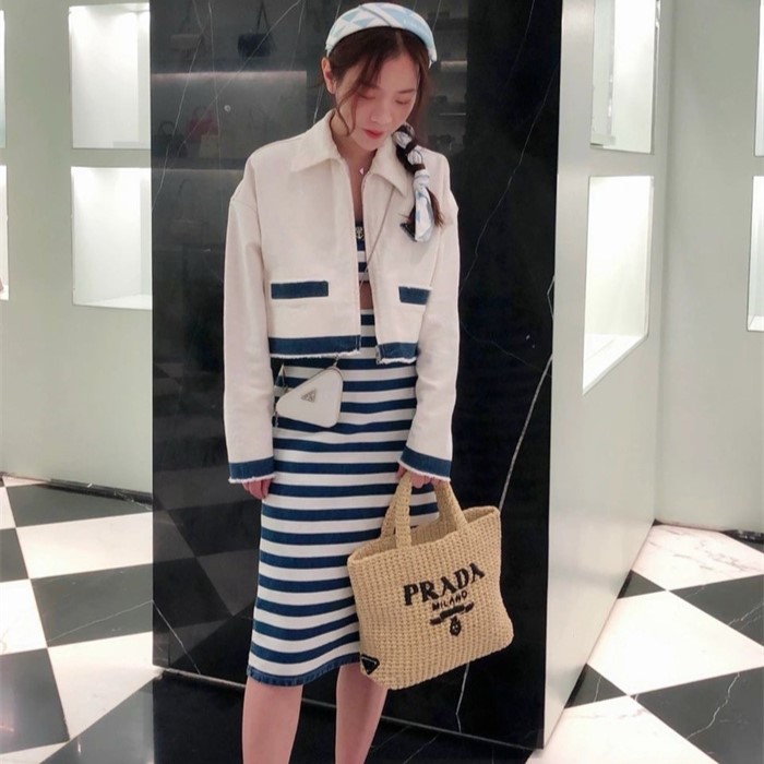 PRADA 프라다 라피아 토트백 1BG422 2COLOR