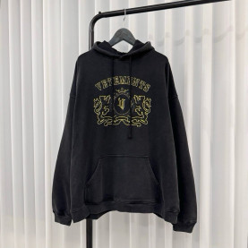VETEMENTS 베트멍 블랙 로얄 후디