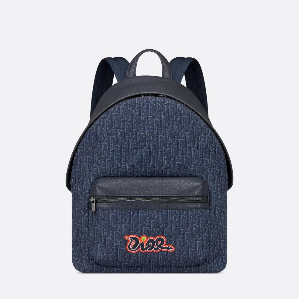 DIOR 디올 AND KAWS 지퍼 백팩 1ESBA