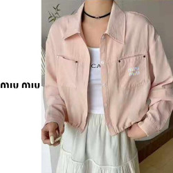 MIUMIU 미우미우 밑단 스트링 쟈켓 셔츠 4COLOR