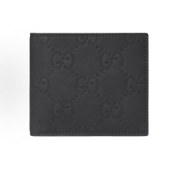 GUCCI 구찌 더블 G 로고 플랩 접이식 러버 지갑 780403