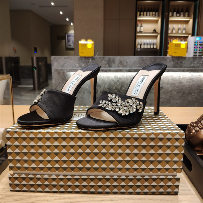 JIMMY CHOO 지미추 여성용 슬리퍼 (굽높이10CM) J86539 2COLOR