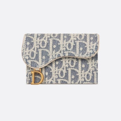 DIOR 디올 Saddle Bloom 카드 지갑 S5611