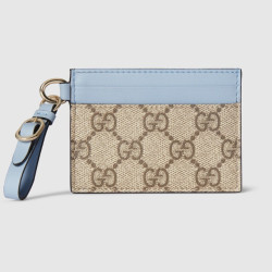 GUCCI 구찌  GG 엠블럼 스트랩 카드 케이스 819121