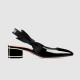 DIOR 디올 여성용 Paris 슬링백 펌프스 KDV27 (굽높이4cm)