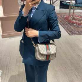 GUCCI 구찌 오피디아 스몰 탑 핸드백 836843