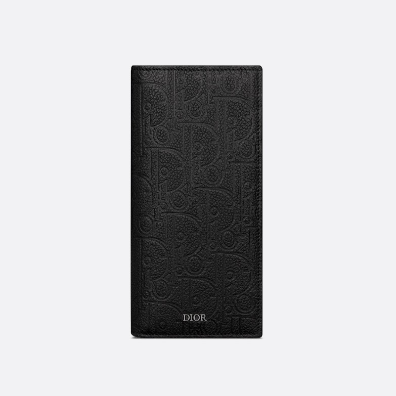 DIOR 디올 Saddle 버티컬 장지갑 2ESBC