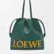LOEWE 로에베 플라멩코 로고 토트 나파 카프스킨