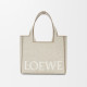 LOEWE 로에베 스몰 로에베 폰트 토트 자카드 캔버스