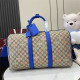GUCCI 구찌 GG 레더 더플백 792074