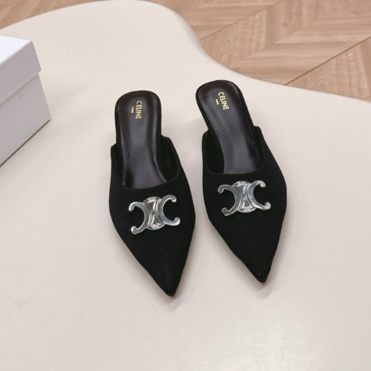 CELINE 셀린느 여성용 슬리퍼 (굽높이5CM) C35133 2COLOR