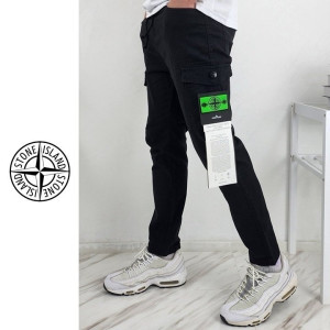 STONE ISLAND 스톤아일랜드 고스트피스 캔버스 카고 팬츠