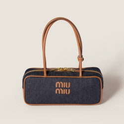 MIUMIU 미우미우 보 데님백 5BB173