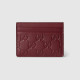 GUCCI 구찌 GG 엠블럼 카드 케이스 847204