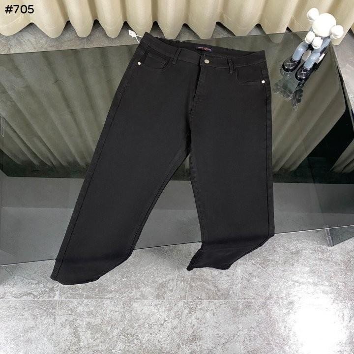 LOUIS VUITTON 루이비통 1854 모노그램 블랙 데님팬츠