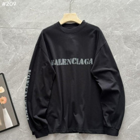 BALENCIAGA 발렌시아가 스텐실 타입 루즈핏 긴팔티셔츠