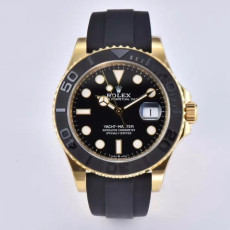 ROLEX 로렉스 요트마스터 옐로우골드 블랙 다이얼 블랙 러버밴드 42mm 226658