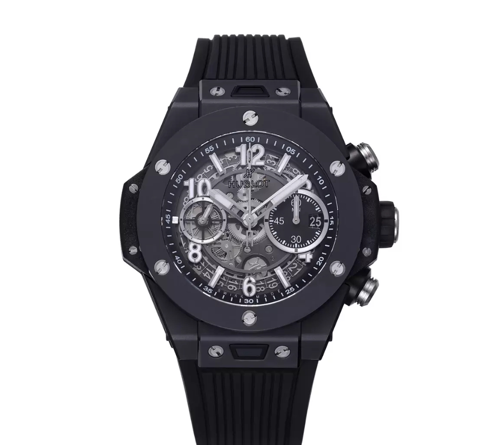 HUBLOT 위블로 빅뱅 크로노그래프 블랙 세라믹 베젤 42mm 441.CI.1171.RX