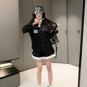 DIOR 디올 로고 패턴 블라우스