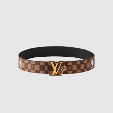 LOUIS VUITTON 루이비통 LV 플라워 다미에 프렌드십 리버서블 벨트 M4431T (금장/은장)