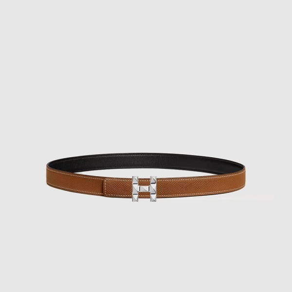 HERMES 에르메스 H Infini 벨트 버클 리버서블 가죽 스트랩 2COLOR