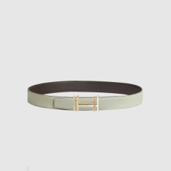 HERMES 에르메스 H au Carre 벨트 버클 리버서블 가죽 스트랩