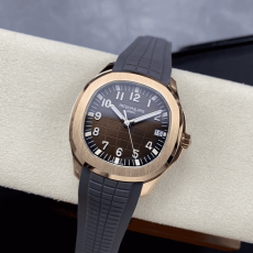PATEK PHILIPPE 파텍필립 아쿠아넛 초코 다이얼 로즈골드 금통 러버밴드 40mm 5167