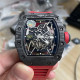 RICHARD MILLE 리차드밀 라파엘 나달 블랙 NTPT 카본 스켈레톤 다이얼 레드 러버스트랩 V4버전 RM35-02