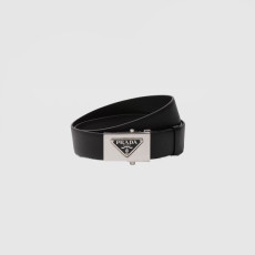 PRADA 프라다 사피아노 가죽 벨트 2CM256 (금장/은장)