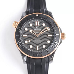 OMEGA 오메가 씨마스터 300M 코엑시얼 다이버 블랙 다이얼 로즈골드 43.5mm 210.62.44.20.01.001