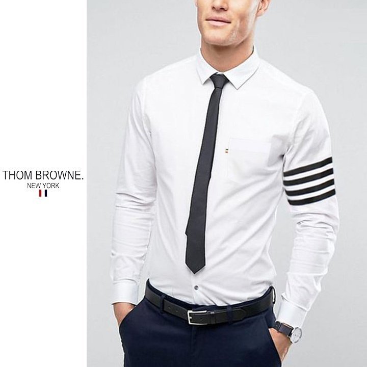 THOM BROWNE 톰브라운 암사선 베이직 셔츠 2COLOR